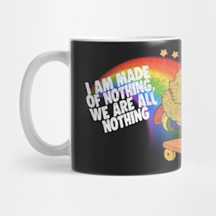 We Are All Nothing / Retro 80s Style Nihilism Design Mug